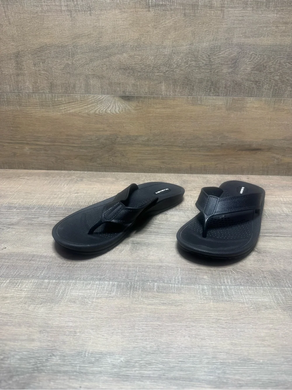 Okabashi Men’s Black Comfort Flip-Flops